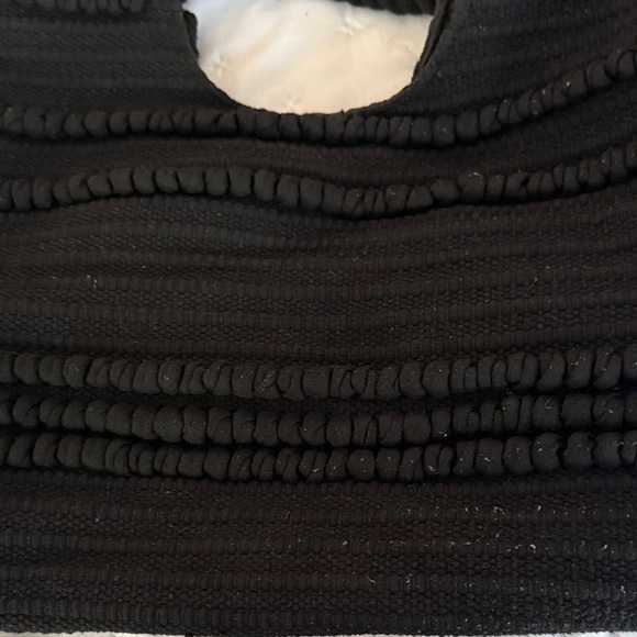 Black Fringe Women's Bag - Picture 2 of 3